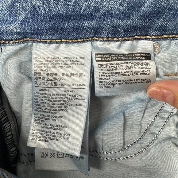 WOMEN'S LEVIS 721 HIGH RISE SKINNY JEANS W29 L28 - Picture 12 of 14